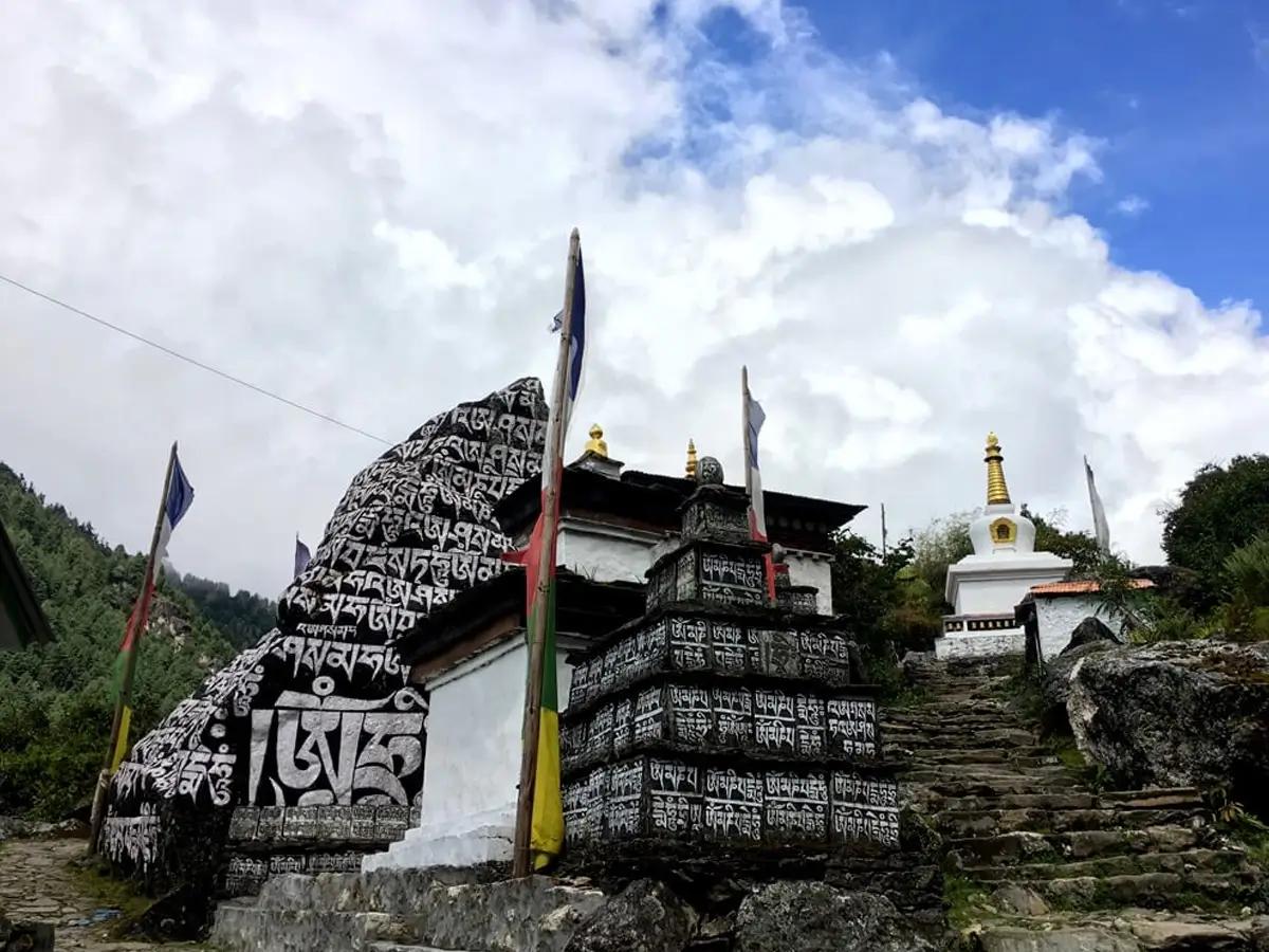 Maniwalls captured during Everest View Trek 
